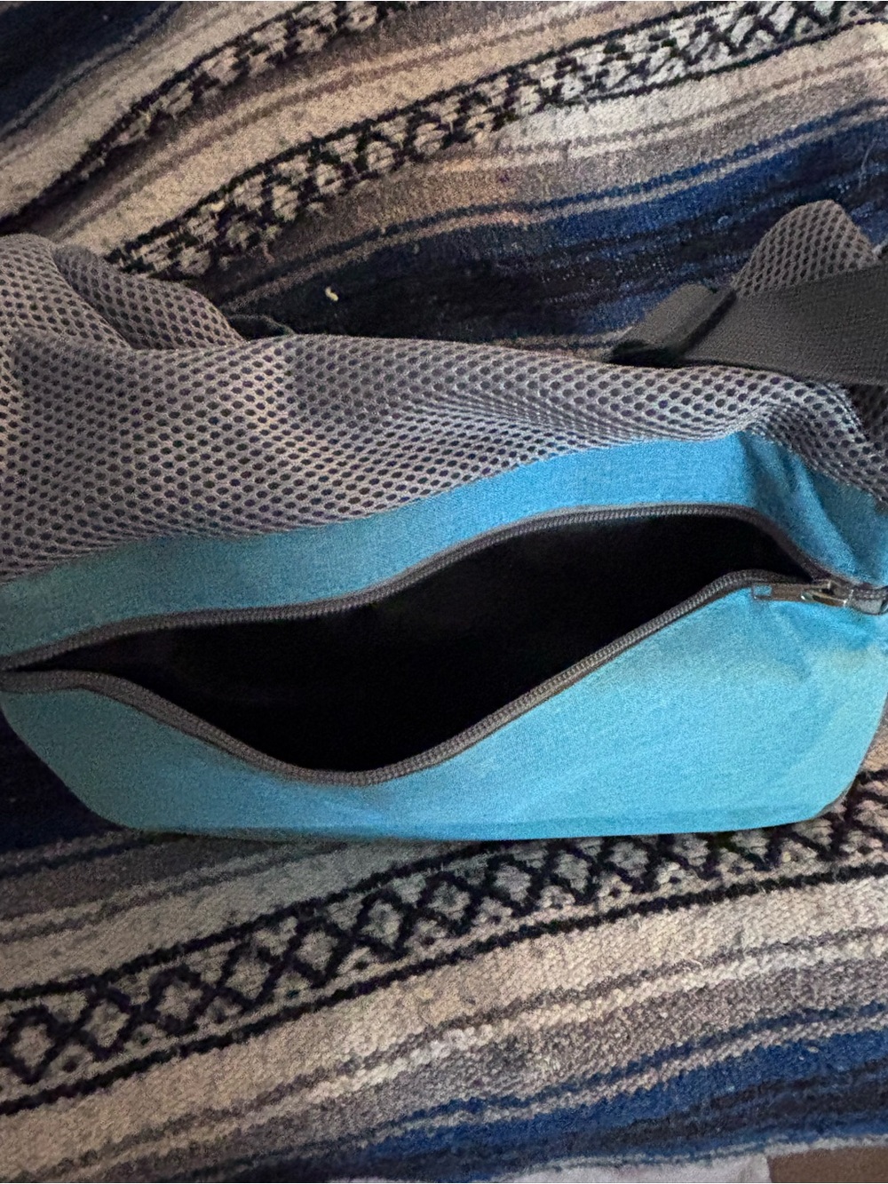 Blue Mesh Pet Sling Carrier - Picture 3 of 10